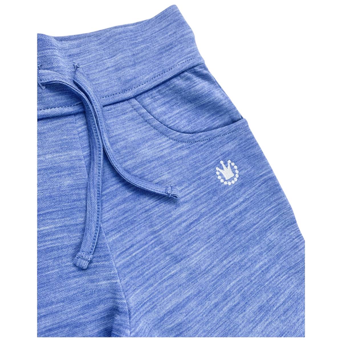 Scuba joggebukse | Blå melert