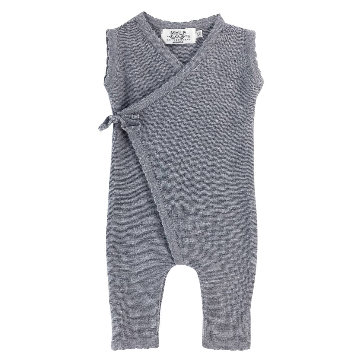Newborn sparkebukse  | Lys grå